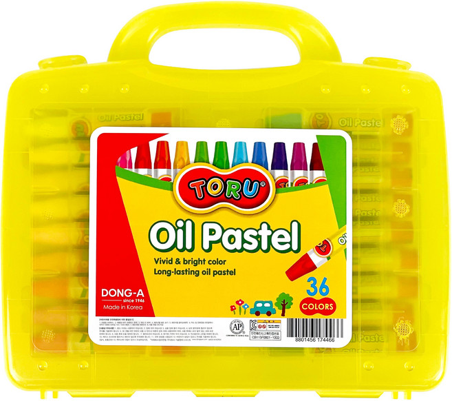 동아 토루 크레파스, 1개, 36색