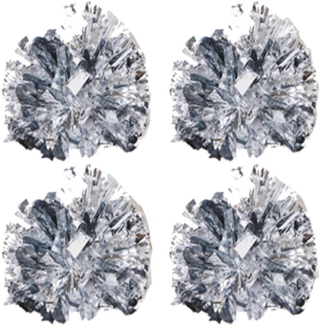 파티공구 은박 응원수술, 실버, 4개