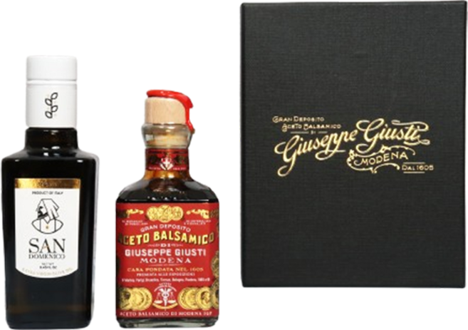 주세페주스티 3메달 발사믹 식초 + 산도메니코 유기농 올리브오일, 250ml, 1세트