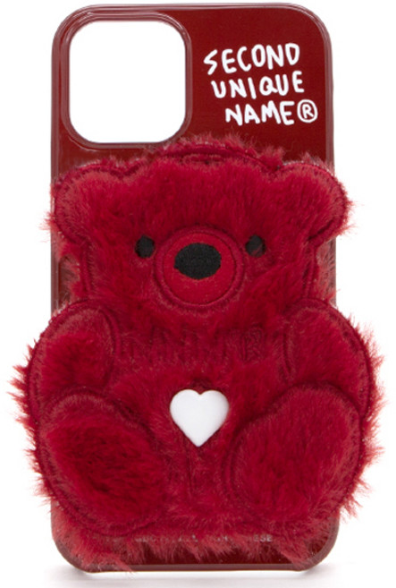 세컨드유니크네임 SUN CASE PATCH FUR BEAR 휴대폰 케이스
