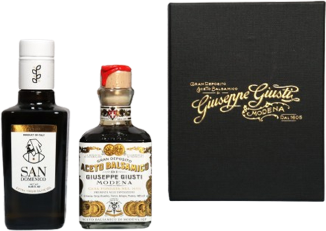 주세페주스티 2메달 발사믹 식초 + 산도메니코 유기농 올리브오일, 250ml, 1세트