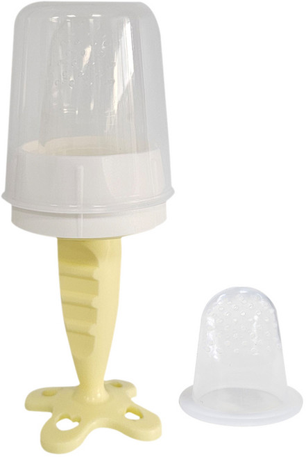 아가프라 유아용 실리콘 과즙망, 레몬, 1개