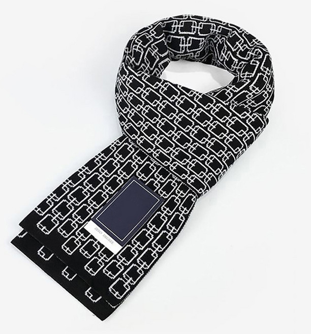 페이퍼먼츠 남성용 신사의품격 로엘 머플러 선물세트 12688 + 쇼핑백