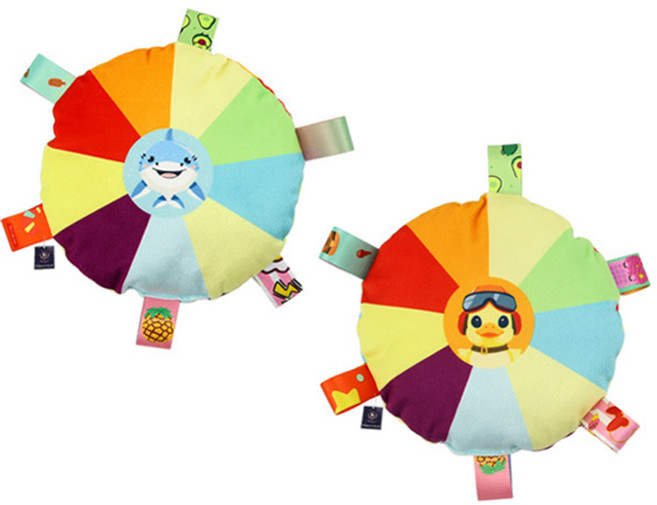 딩동펫 반려동물 플레이트 원반 벨소리 인형 2종 세트, 상어, 오리, 1세트