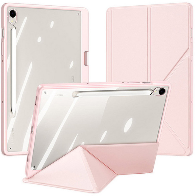 태블리스 분리형 세로거치 언락 커버 케이스 CN-20, 핑크, 1개