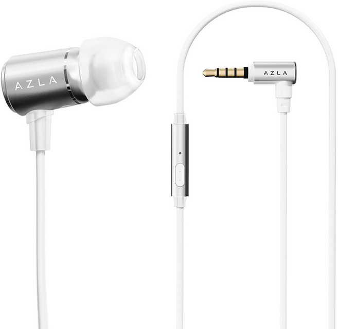 아즈라 트리뷰트 3.5mm 케이블 유선 이어폰 AZT-300 실버