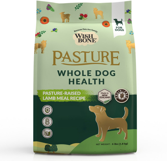 WISHBONE 전연령 독 건식사료, 9kg, 양, 1개
