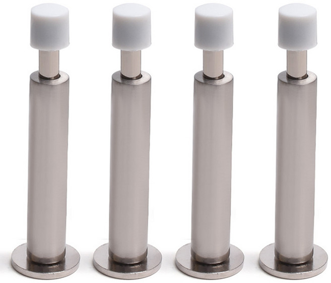 손잡이세상 스프링일자 도어 스토퍼 헤어라인, 4개