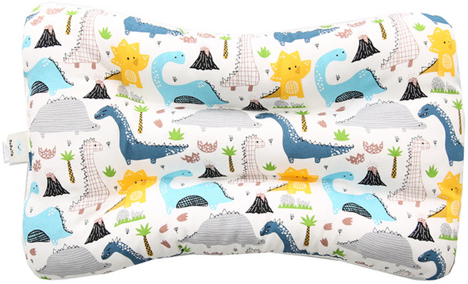 도도야 유아용 다이노 3D 에어메쉬 베개, 혼합색상