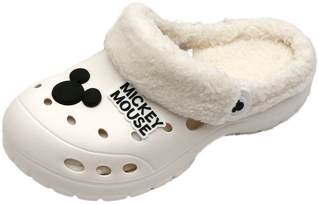 디즈니 미키마우스 쉐르파 방한 샌들