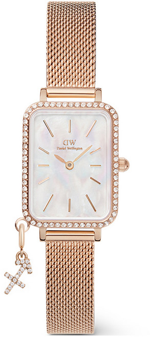 다니엘웰링턴 여성용 QUADRO CRYSTAL ZODIAC MELROSE 조디악 패션 메탈시계 + 궁수자리 펜던트