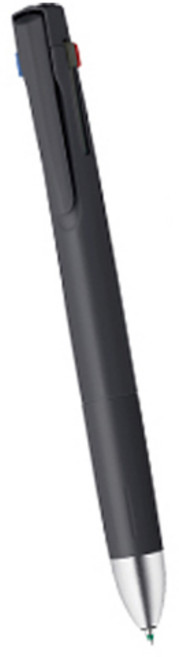 제브라 블렌 4 + S 펜 0.5mm, 블랙, 1개