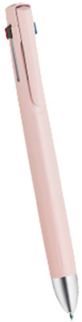 제브라 블렌 4 + S 펜 0.7mm, 쉘 핑크, 1개