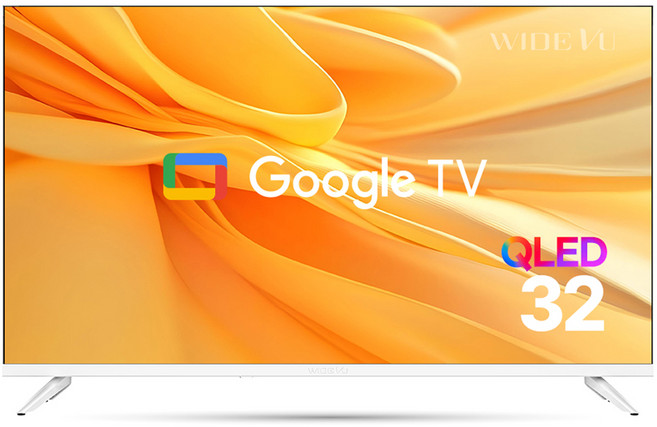 와이드뷰 FHD QLED 화이트에디션 구글 스마트 TV, 81cm(32인치), GTWV320FHDQ11, 스탠드형, 고객직접설치