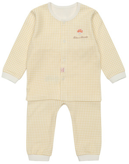Tartine et Chocolat 兒童UL格紋棉質內衣Y上下套裝