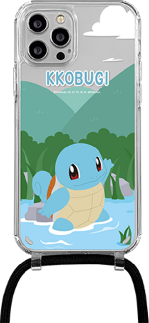 포켓몬스터 포래스트 목걸이 스트랩 휴대폰 케이스