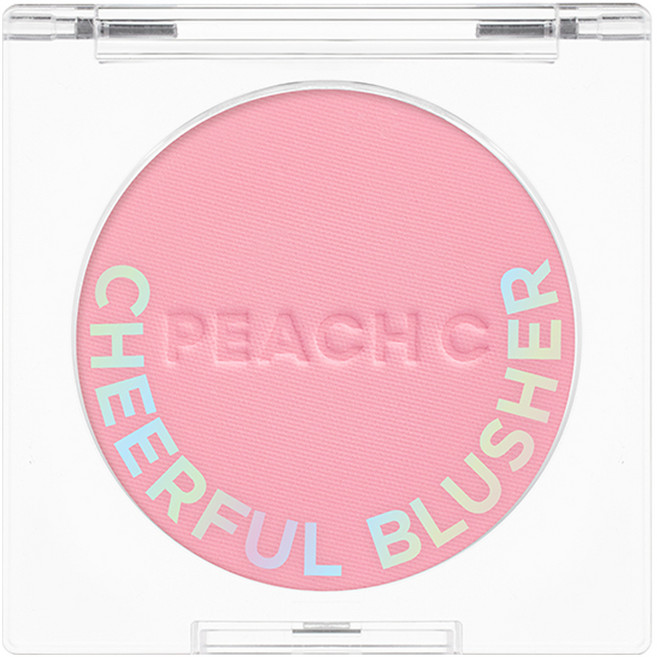 PEACH C Cheerful腮紅 4g, 01 Lycheeful, 1個