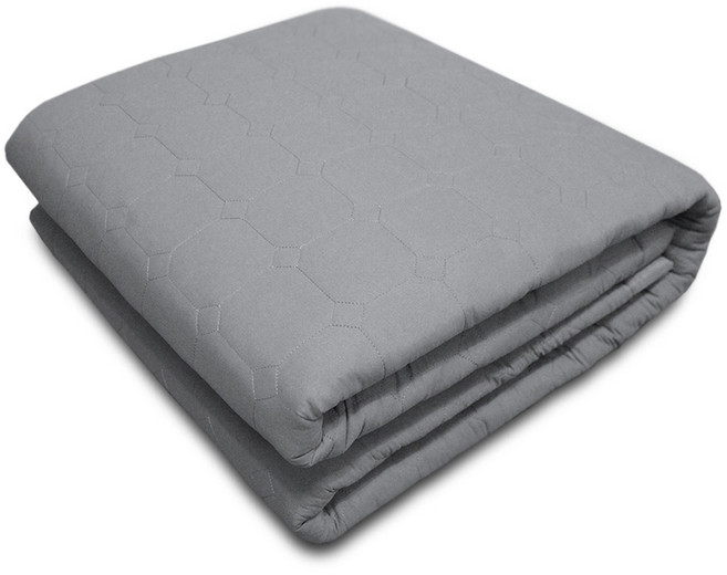 온돌왕 탄소 무자계 침대밴드 전기매트 HLY-105-2020, 라이트그레이, 미니싱글(70 x 180 cm)