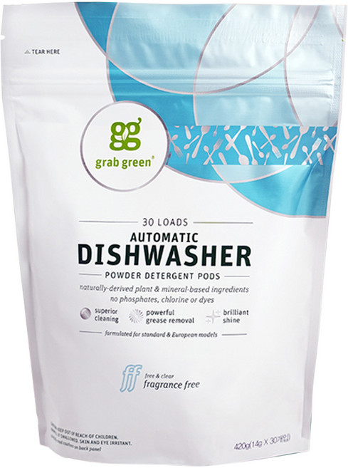 그랩그린 식기 세척기 세제 무향 30p, 420g, 1개