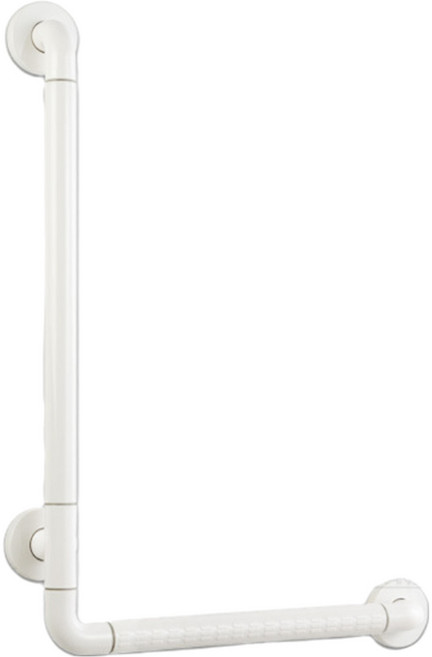 디페이브 스탠다드 L자형 안전 손잡이, 화이트, 1개