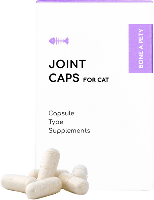 본아페티 고양이 캡슐 기능성 영양제, 60정, 뼈/관절강화, 1개