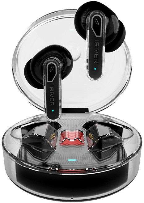 아이리버 블루투스 5.3 초소형 커널형 무선 이어폰 IHT-A03 블랙 5시간 액티브노이즈캔슬링(ANC)