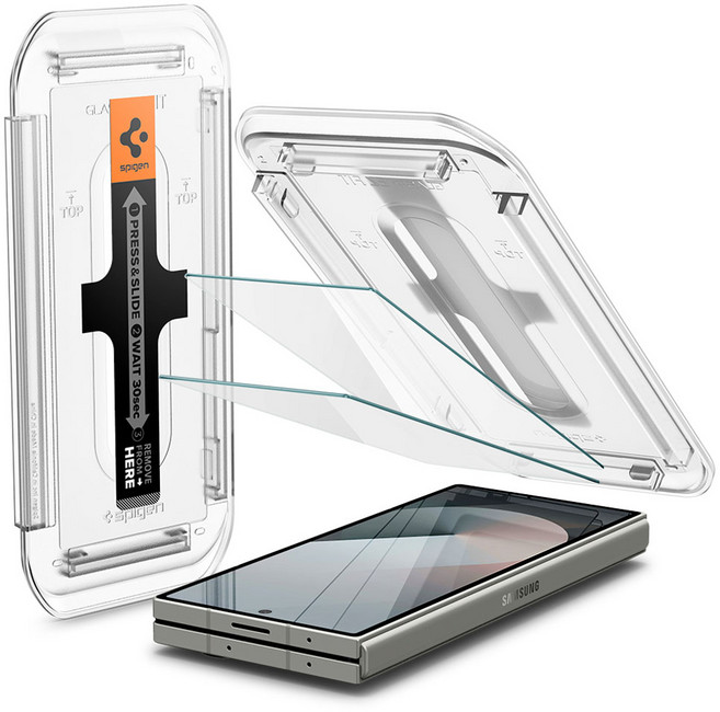 슈피겐 글라스 tREZ핏 AR 강화유리 휴대폰 액정 보호 필름 2p, 1세트