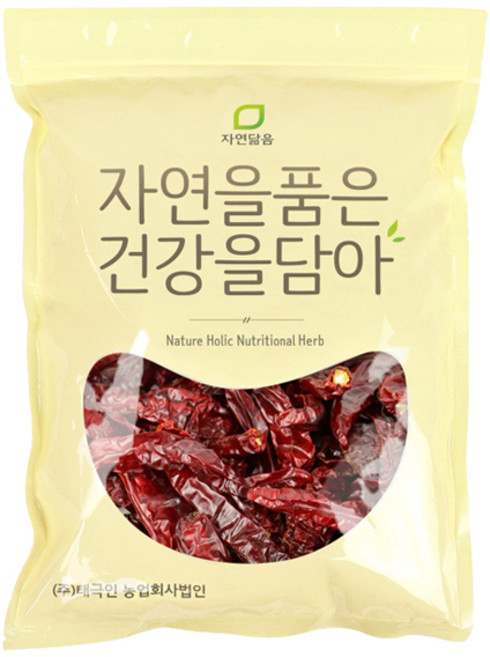 자연닮음 국산 세척 건고추 보통맛, 1개, 200g