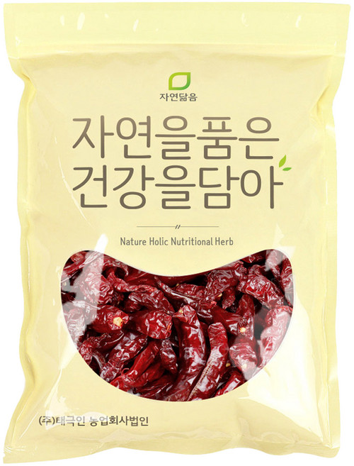 자연닮음 국산 세척 청양 건고추 매운맛, 1개, 200g