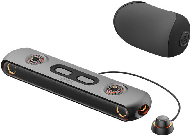 오엑스에스 돌비 에트모스 7.1.2 게이밍 사운드바, 블랙, OXS Thunder Pro+