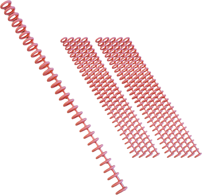 무아누 30공 바인더 루즈링 10개입, 핑크, 10개, 12mm