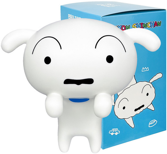 벨르아망 짱구 라이선스 네비게이션 모니터 걸이형 차량용 방향제 흰둥이 본품, 1개, 프레쉬 코튼