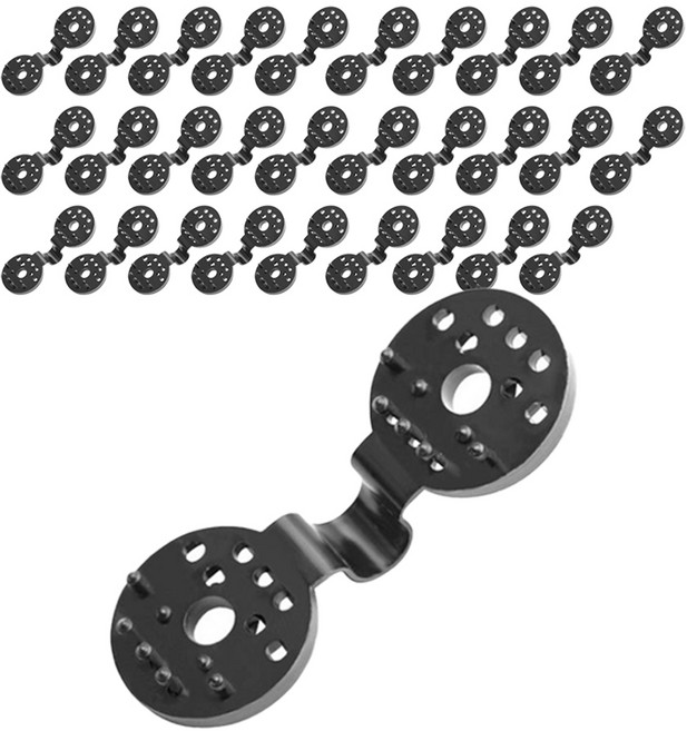 앞날창창 타프 천막 고정 클립 집게 30p, 블랙