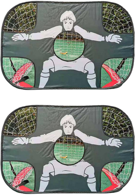 Likes 便攜式折疊足球門 目標準確度練習, 藍色