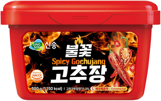 신송 불꽃 고추장, 500g, 1개