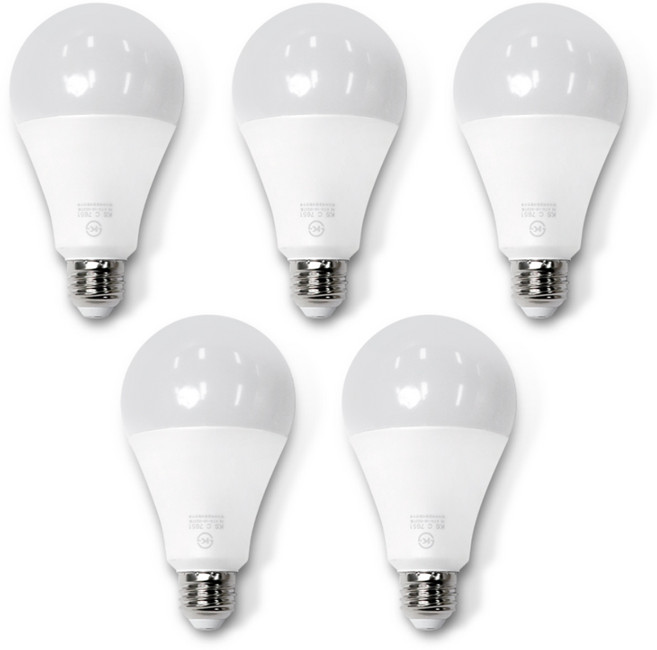 두영 조명 LED 전구 20W, 주광색, 5개