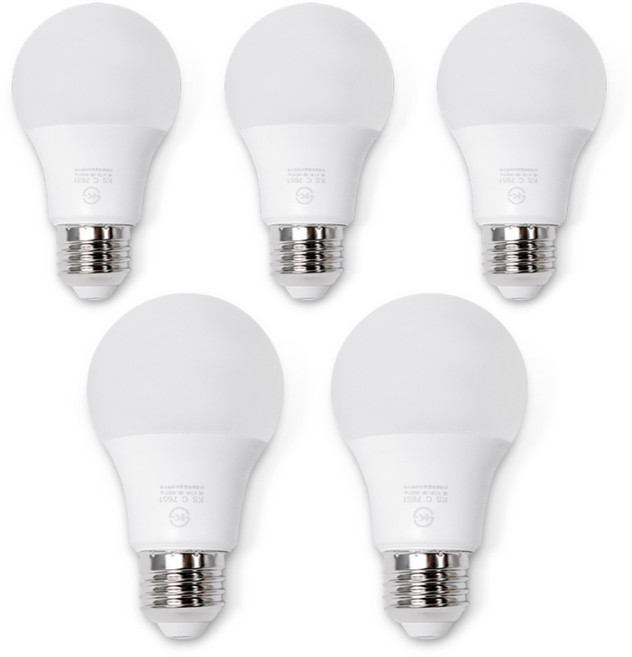 두영 조명 LED 전구 9W, 주광색, 5개