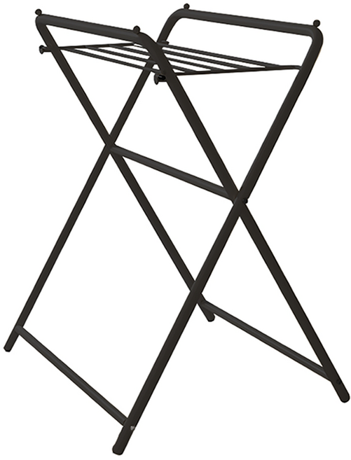 에버하우스 접이식 스탠딩 빨래 건조대, 블랙