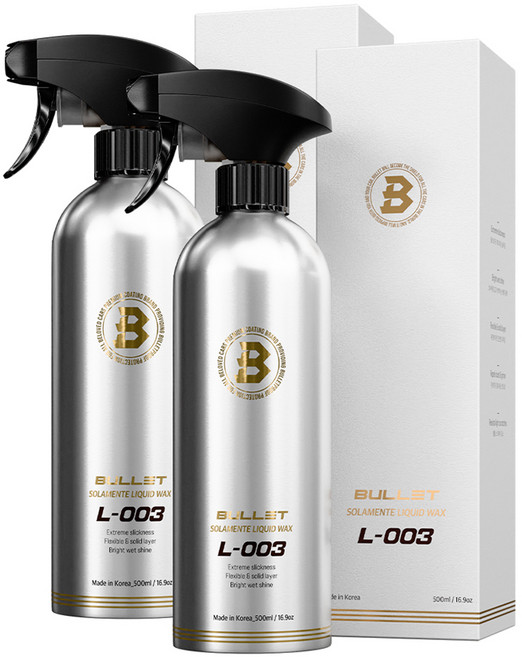 불렛 솔라멘테 물왁스 L-003, 2개, 500ml