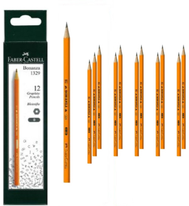 파버카스텔 보난자 연필 HB 1타, 혼합색상, 12개