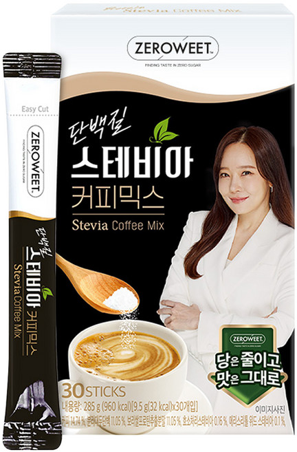 펄세스 단백질 스테비아 커피믹스, 9.5g, 30개입, 1개