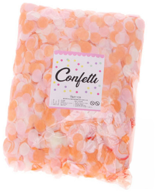 파티공구 큰용량 1cm 컨페티, 피치톤, 1개