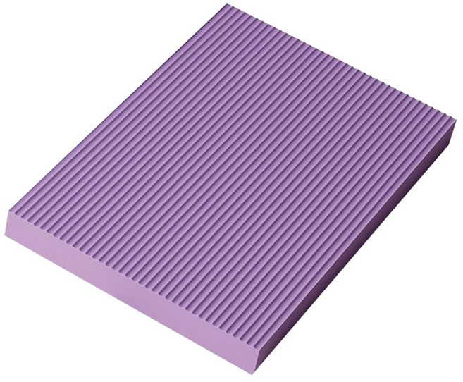 코히모 논슬립 두꺼운 요가 밸런스 블록 패드, 퍼플, 1개