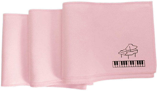 탑피아 가벼운 피아노 건반 커버 125 x 15 cm, 핑크색, 1개