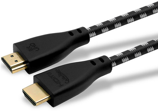 케이블메이트 HDMI 2.1 블랙 메쉬 8K 케이블, 1개, 10m