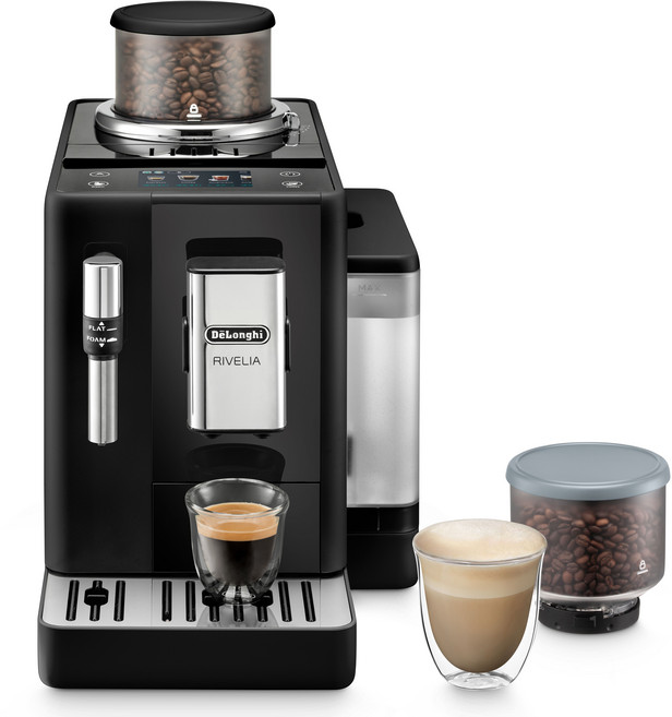 DeLonghi 迪朗奇 Rivela 全自動咖啡機, KREXAM440.35.B, 黑色