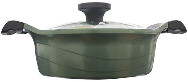 퀸덤 델라 인덕션 세라믹 전골냄비, 혼합색상, 22cm, 1개