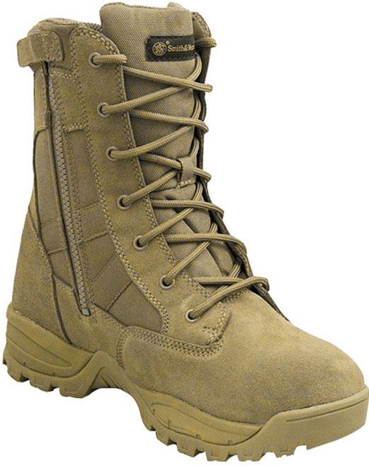 스미스앤웨슨 브리치 2.0 사이드지퍼 워터프루프 부츠 20cm, 코요테, 250