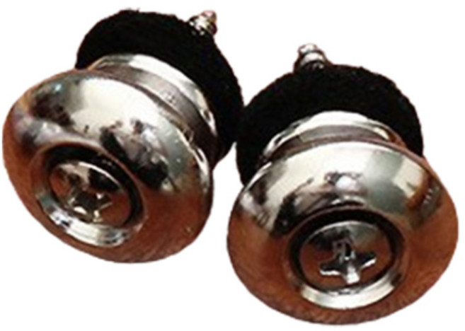 탑피아 심플한 기타 핀 홀더 은색, 2개