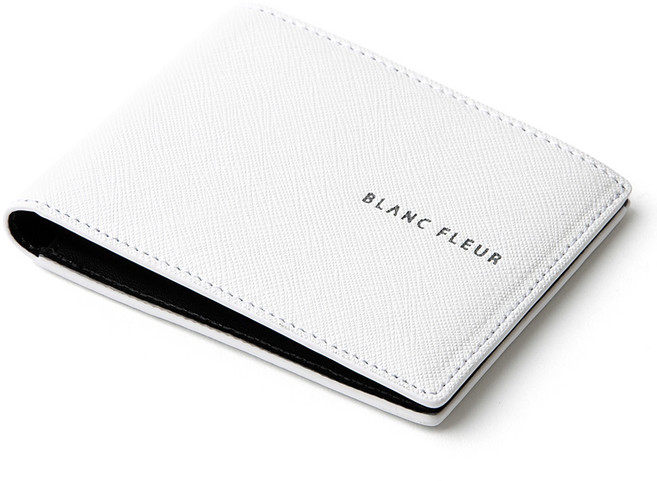 블랑플뢰르 남녀공용 페블 슬림 반지갑